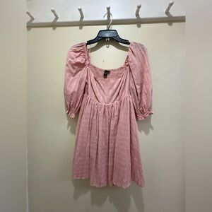Windsor Pink Puff Sleeve Dress